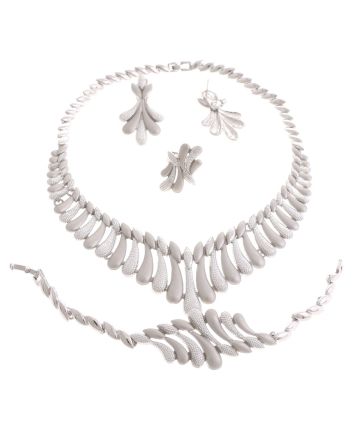 Silver Plated Necklace Set