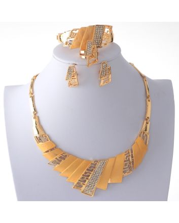 Gold Plated Necklace Set