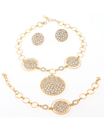 Gold Plated Necklace Set