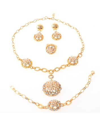 Gold Plated Necklace Set
