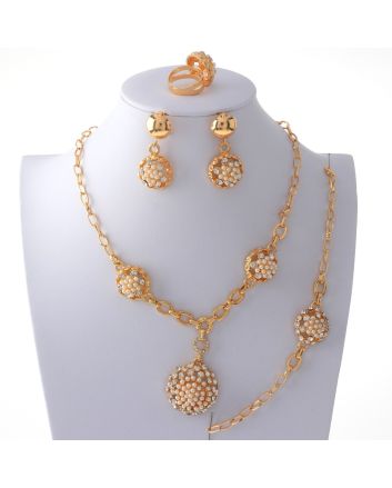 Gold Plated Necklace Set