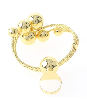 Gold Plated Bracelet & Ring