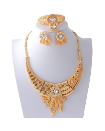 Gold Plated Necklace Set