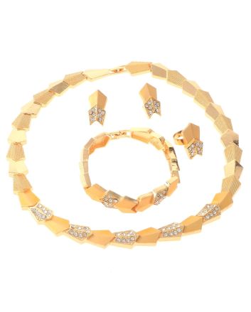 Gold Plated Necklace Set