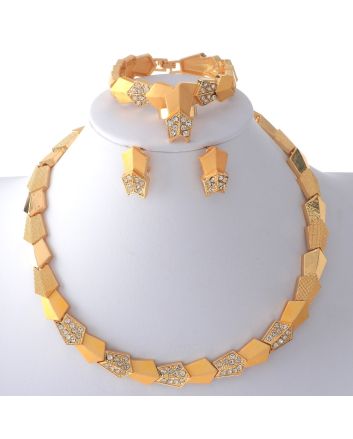 Gold Plated Necklace Set
