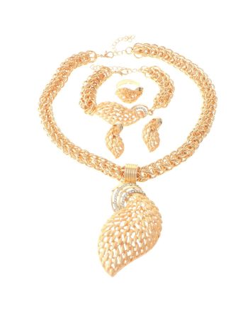 Gold Plated Necklace Set