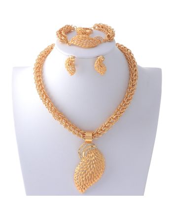 Gold Plated Necklace Set
