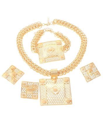 Gold Plated Necklace Set