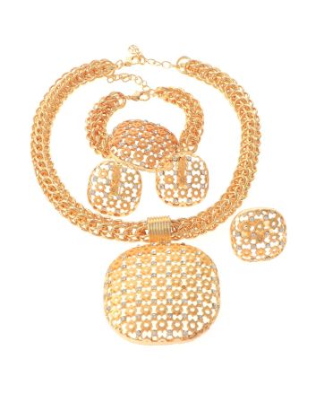 Gold Plated Necklace Set
