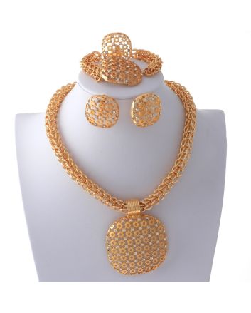Gold Plated Necklace Set