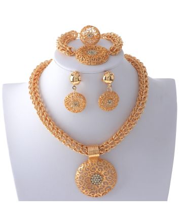 Gold Plated Necklace Set