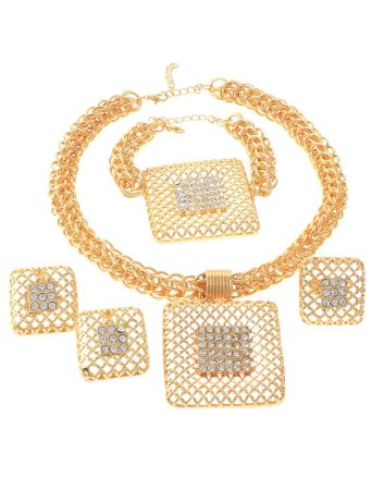 Gold Plated Necklace Set