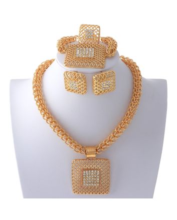 Gold Plated Necklace Set