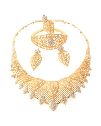 Gold Plated Necklace Set