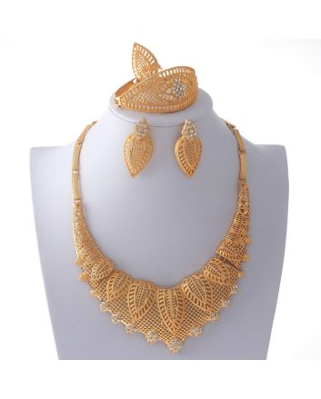 Gold Plated Necklace Set