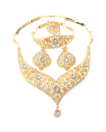 Gold Plated Necklace Set