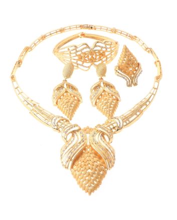 Gold Plated Necklace Set