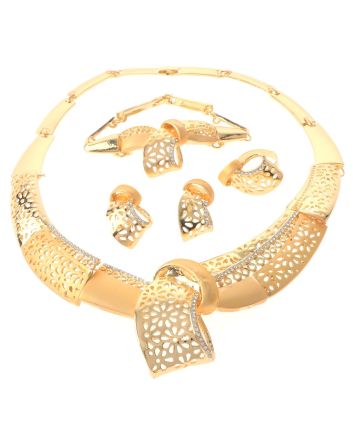 Gold Plated Necklace Set