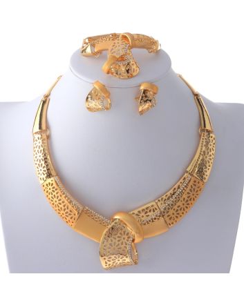Gold Plated Necklace Set
