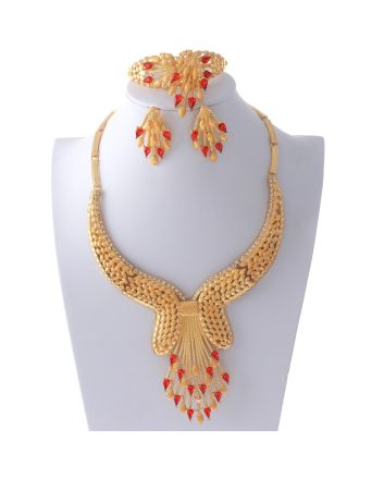 Gold Plated Necklace Set
