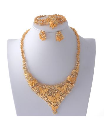 Gold Plated Necklace Set