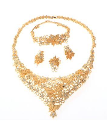 Gold Plated Necklace Set