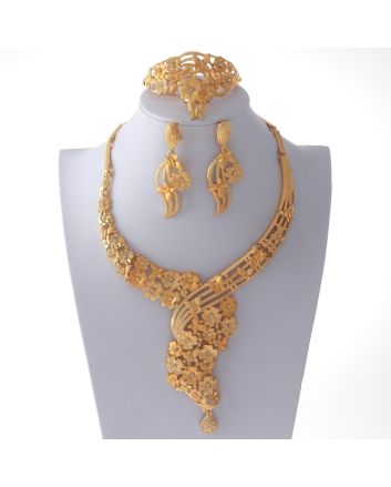 Gold Plated Necklace Set
