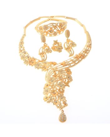 Gold Plated Necklace Set