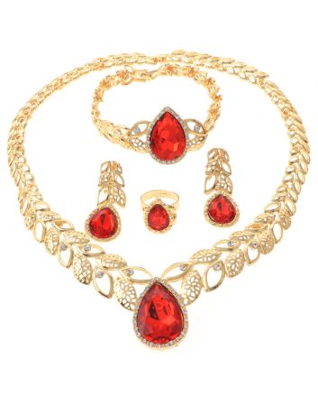Gold Plated Necklace Set