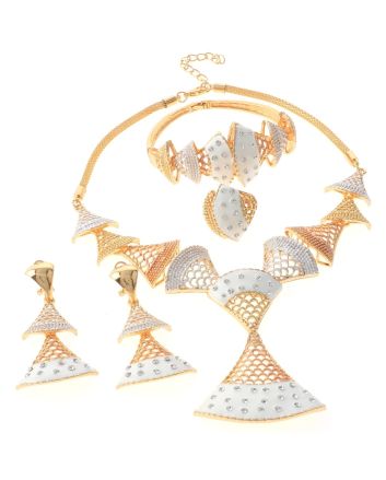 Gold Plated Necklace Set