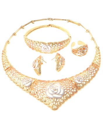 Gold Plated Necklace Set
