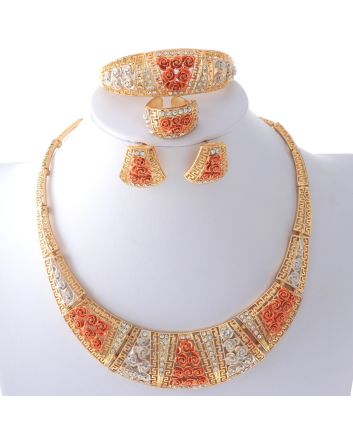 Gold Plated Necklace Set