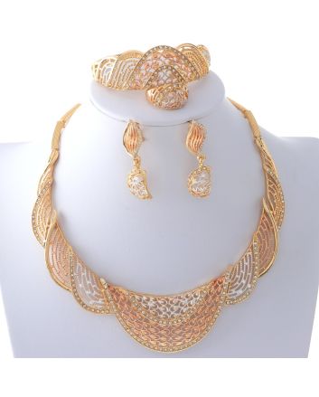 Gold Plated Necklace Set