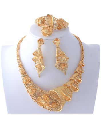 Gold Plated Necklace Set