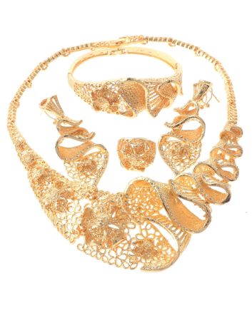 Gold Plated Necklace Set