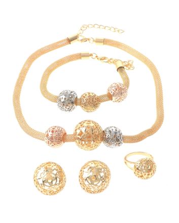 Gold Plated Necklace Set