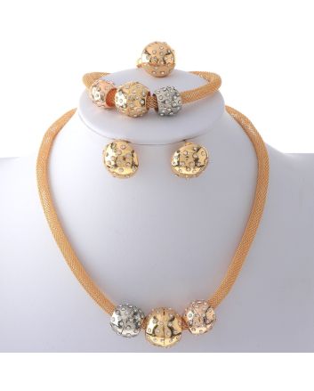Gold Plated Necklace Set