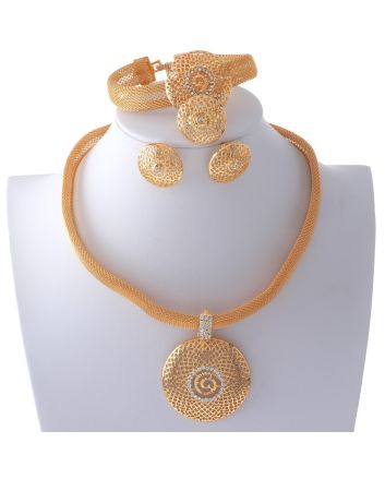 Gold Plated Necklace Set