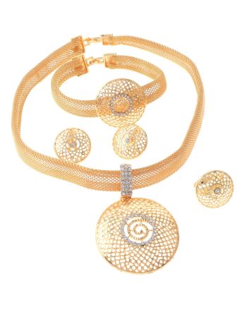 Gold Plated Necklace Set