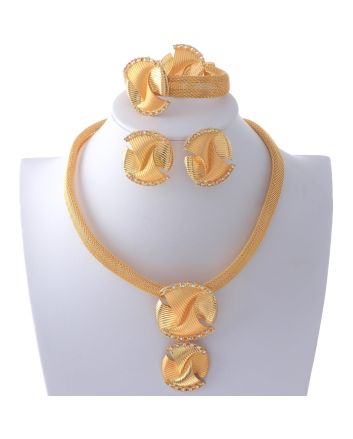 Gold Plated Necklace Set