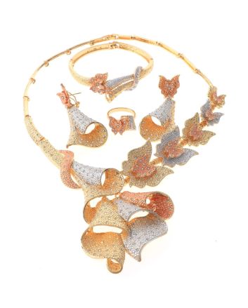Gold Plated Necklace Set