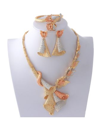 Gold Plated Necklace Set