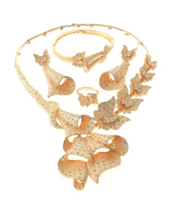 Gold Plated Necklace Set