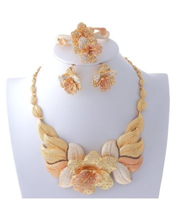 Gold Plated Necklace Set