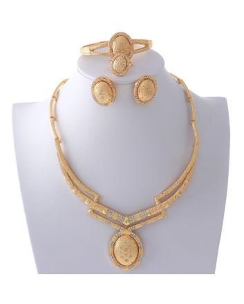 Gold Plated Necklace Set