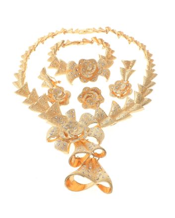 Gold Plated Necklace Set