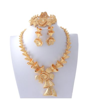 Gold Plated Necklace Set
