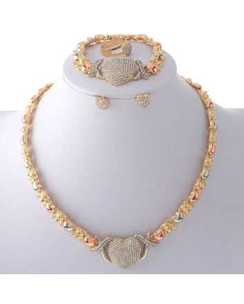 Gold Plated Necklace Set