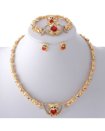Gold Plated Necklace Set