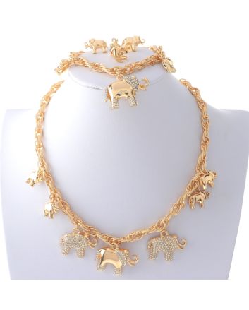 Gold Plated Necklace Set